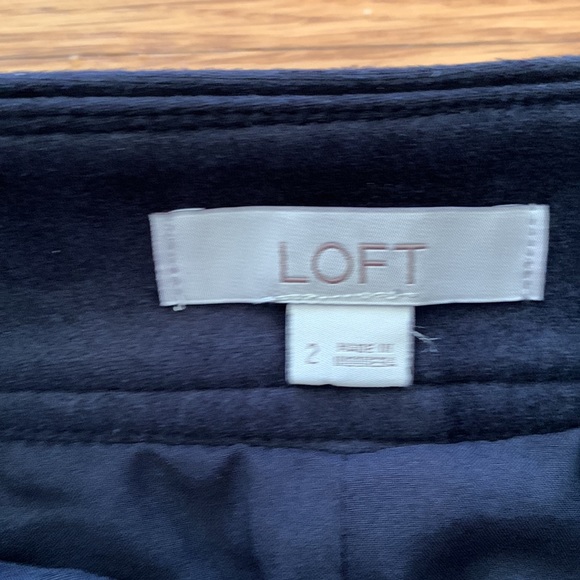 LOFT Navy Midi Pencil Skirt - Picture 5 of 7